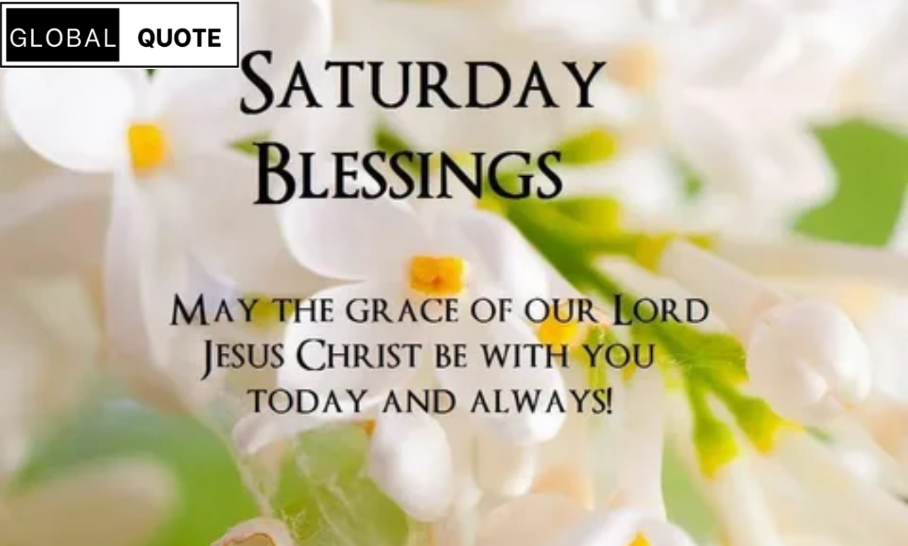 Saturday Morning Blessings